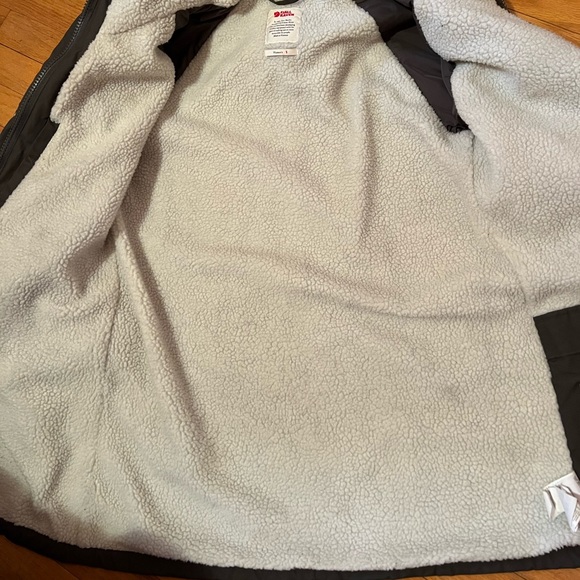 Fjallraven Greenland No. 1 Jacket G1000 Size S Woman's fur hood Sherpa Lined - Picture 4 of 4
